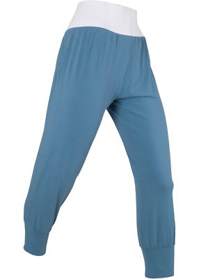 Haremshose 3/4-Länge Level 1 Gr. 36/38 Jeansblau Damen-Hose Fitness-Pants Neu