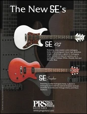 2004 PRS SE EG & SE Soapbar electric guitar advertisement ad print