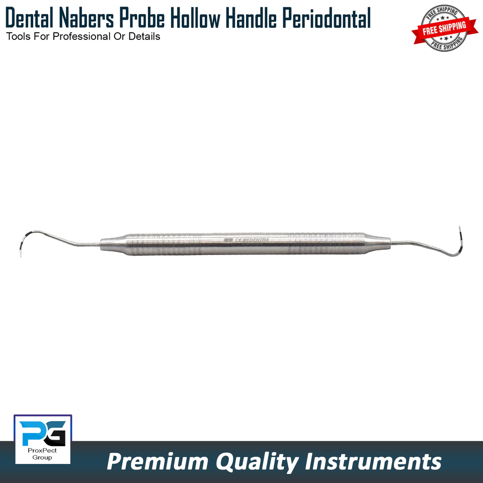 Dental Naber Probe Periodontal Diagnostic Depth Furcation Marking Color