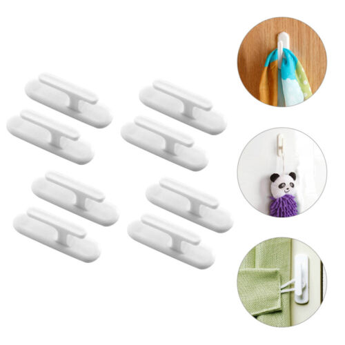 Self Adhesive Blind Cord Hook 8Pcs for Window Curtains White