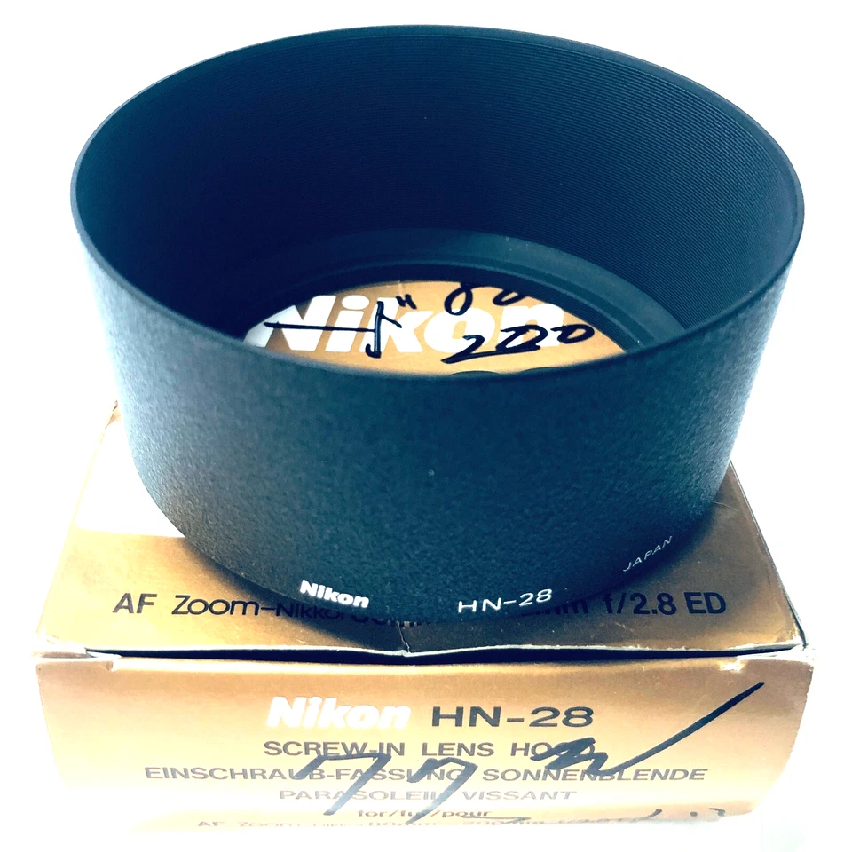 🍙Top Mint w/Box🍙Nikon HN-28 Metal Lens Hood for Nikon 80-200 f2.8 zoom from JP - Image 3 of 4