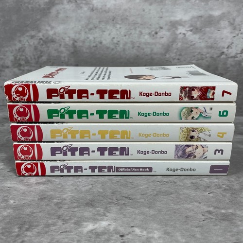Pita-Ten Manga Tokyopop by Koge Donbo Official Fan Book and Volumes 3,4,6 and 7 - Picture 8 of 11
