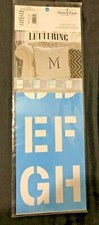 NEW STENCIL EASE 3 INCH ARIAL LETTERING STENCILS 26 LETTERS MADE IN USA PLASTIC