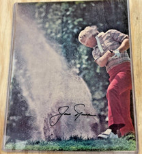 JACK NICKLAUS SIGNED AUTOGRAPHED PHOTO GOLFER BUNKER SHOT