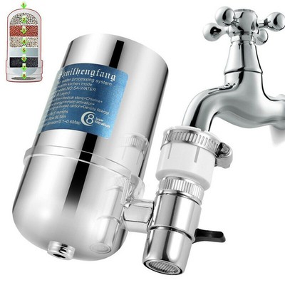 Uk Reusable Faucet Water Filter For Kitchen Sink Mount Filtration