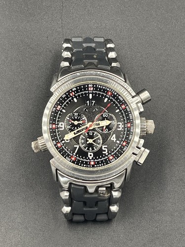 Oakley 12 Gauge Stainless w/Black Dial Watch