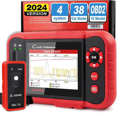 2024 LAUNCH CRP123 Elite Car OBD2 Diagnostic Scanner ABS SRS Engine Code Reader