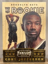 2014-15 Panini Threads Cory Jefferson #361 RC Brooklyn Nets 0276