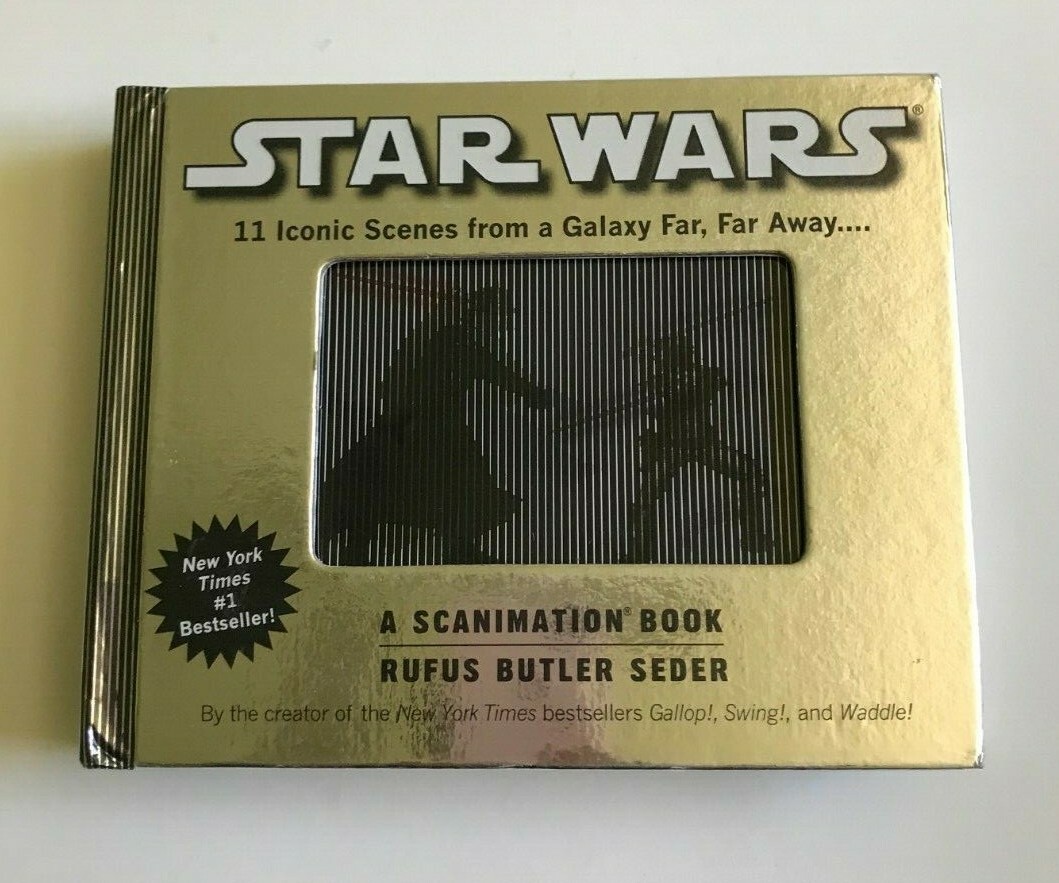 STAR WARS ~A SCANIMATION BOOK ~11 ICONIC SCENES ~ 2010 ~ RUFUUS