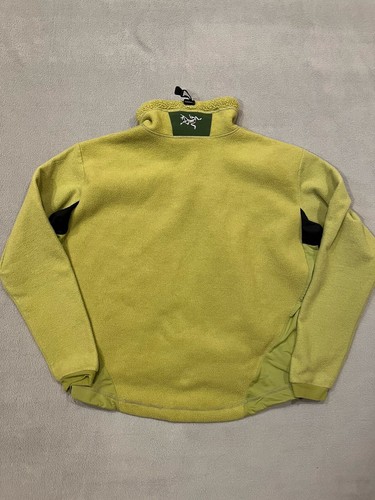 Arcteryx Polartec Full Zip Fleece Jacket Deep Pile Green Women’s Size Large - Picture 12 of 12