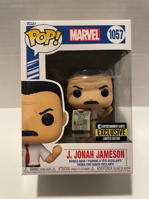 Funko Pop: Marvel - J. Jonah Jameson #1057 Entertainment Earth Exc