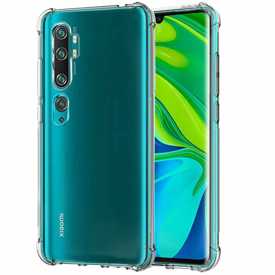 Funda Silicona Transparente Antigolpes para Xiaomi Mi Note 10 Lite 8 9 A2 A3 10 Pro Foto 2 de 4