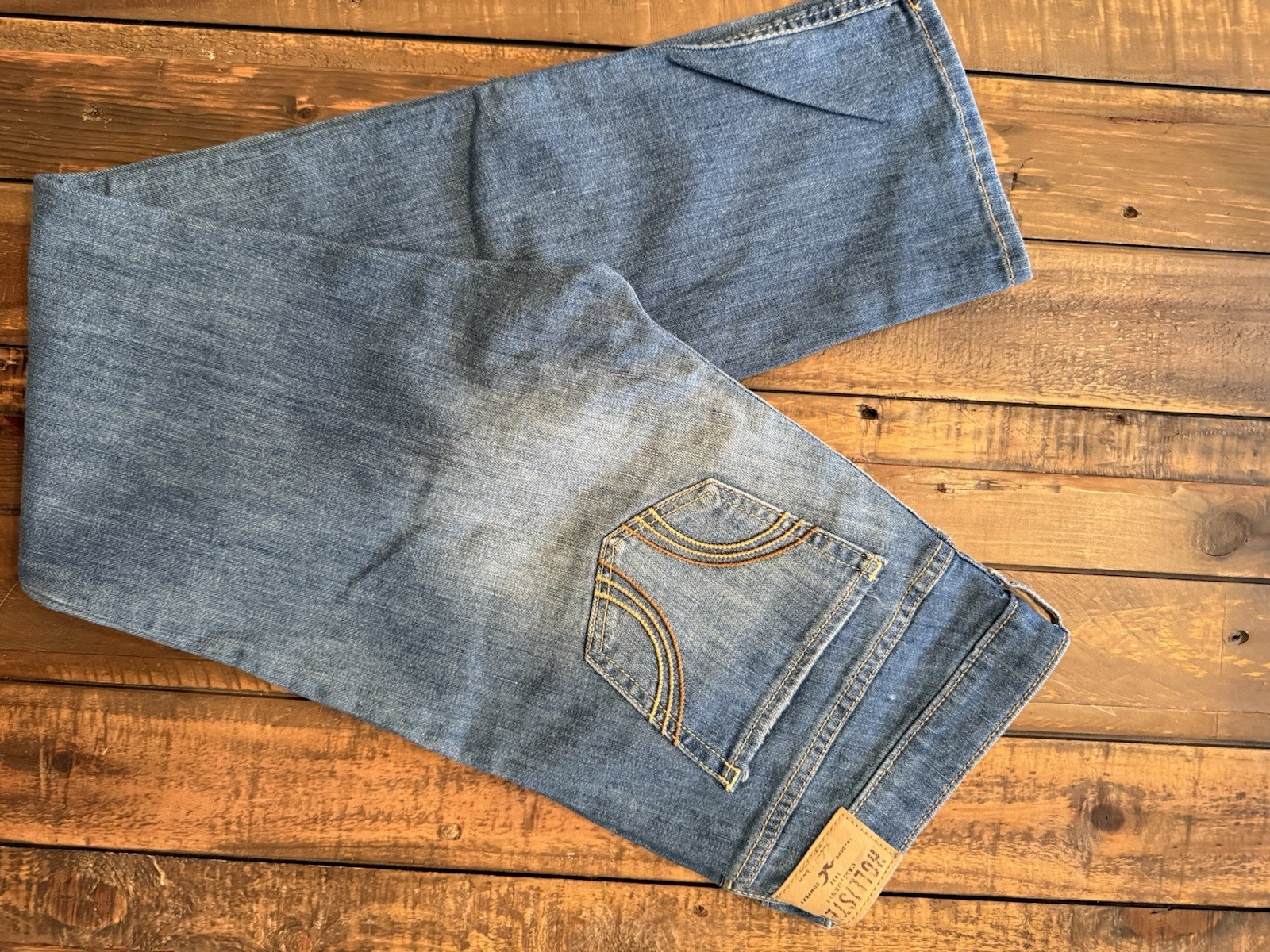 Hollister Skinny Jeans Women’s 9R 29x33 Light Wash Denim New With Tags-image