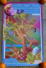 14"x22" Poster A LITTLE NIGHT MUSIC Sondheim Pasadena Playhouse 2023 Bent Corner