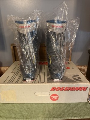Vintage Rossignol Rear Entry Ski Boots 29 29.5 Mens 11 NOS Italy