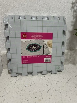 Boye Interlocking Needlepoint, Knitting, and Crochet Blocking Boards, 12'' W 