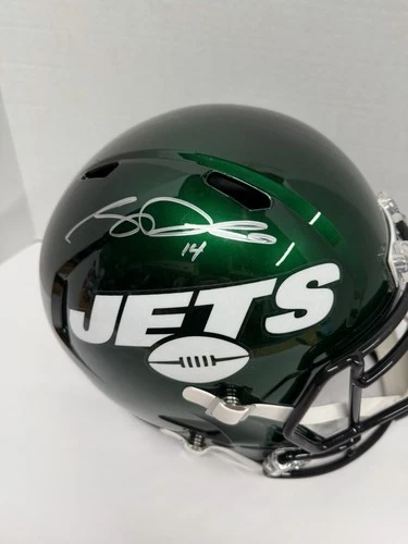 Sam Darnold Signed NY Jets Full Size Riddell Speed Replica Helmet Fanatics COA