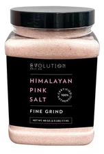 Himalayan Pink Salt Fine Grind 2.5 Lbs - Evolution Salt  Co. NEW