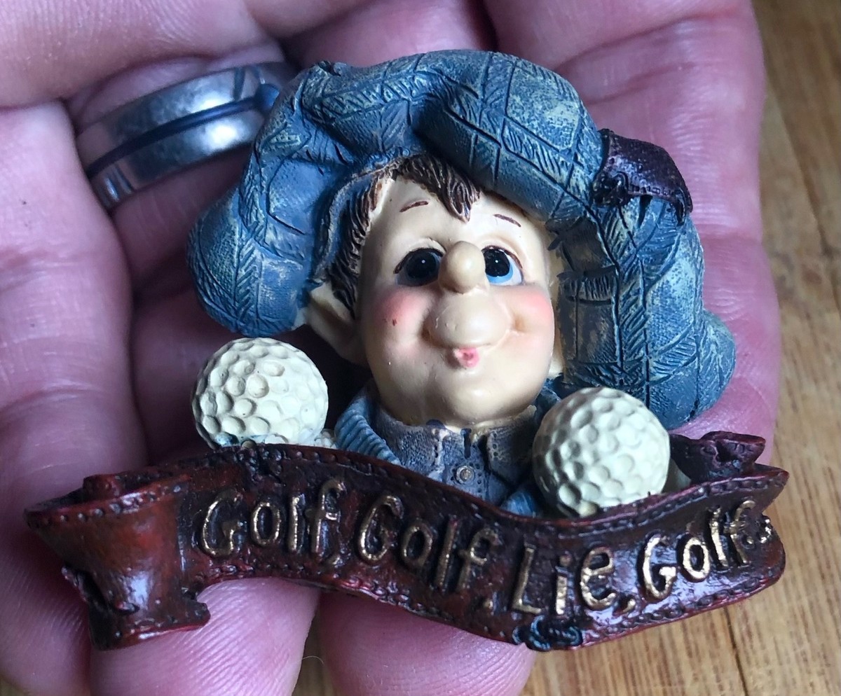 3 GOLF related PINS Golf Bags silver gold toned GOLF GOLF LIE GOLF View 4