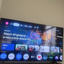 Sony 75in 4K LED Google TV Smart TV K75S30 Voice Search Game Mode Black