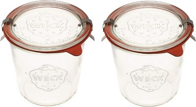 WECK Canning Jars 742 Mold Jars made of Transparent Glass - Eco-Friendly Cann...