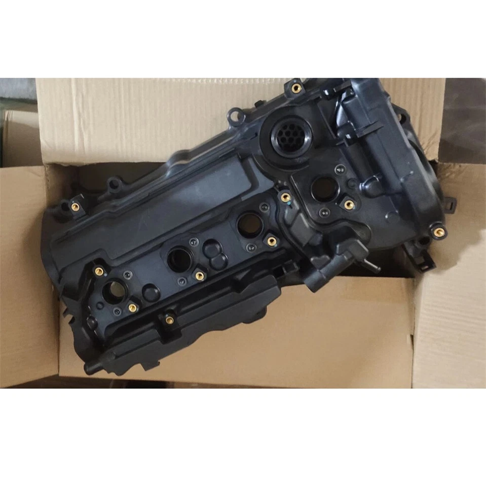 New Black Car Valve Cover W/ Gasket For 2015-2019 Honda Cr-v 2.4l 12310-rdf-a01 - Image 2 of 4
