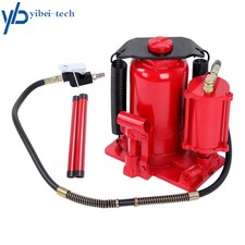 Pneumatic Air Hydraulic Bottle Jack With Manual Hand Pump 20 Ton Heavy Duty