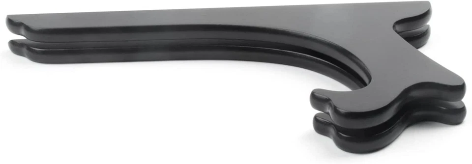 Soporte de placa de madera plegable Fox Run para placas de 10 pulgadas, negro Foto 2 de 2