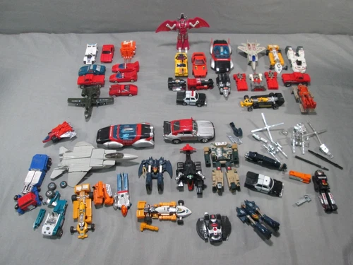 1983 Gobots Turbo Parts lot Bandai Tonka + Super Go-Bots Leader-1 Psycho Vintage