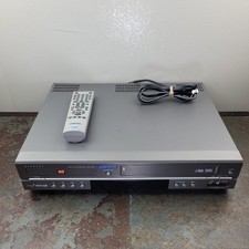 Samsung DVD-V2000 DVD VCR Combo VHS Tape Recorder Tested w/ Remote