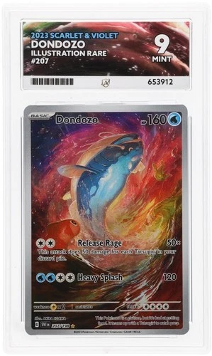Dondozo 207/198 Holo Scarlet & Violet Base Set Illustration Rare Mint Ace 9