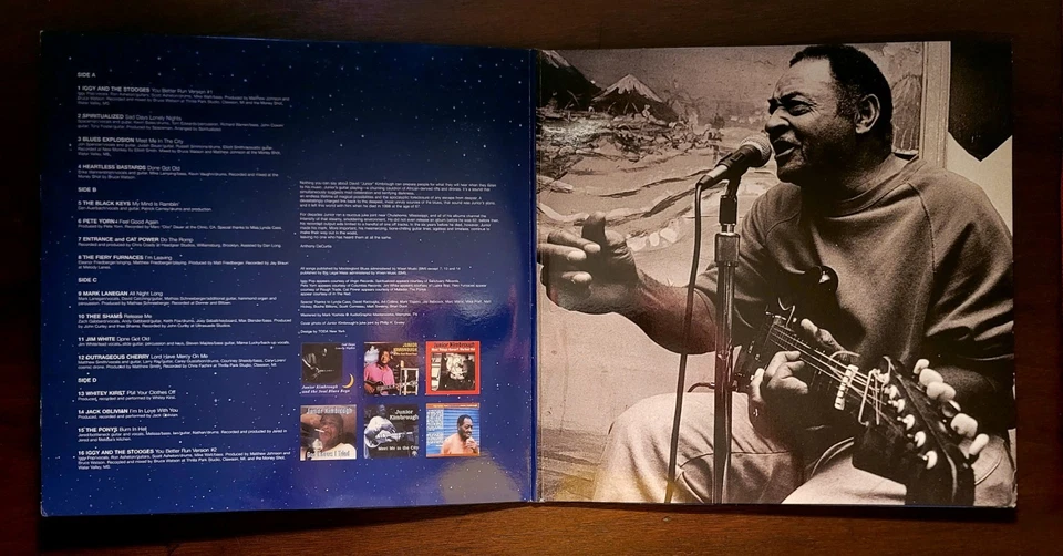 SUNDAY NIGHTS Junior Kimbrough 2 Lp 2016 RSD Release Ltd Ed Blue Vinyl Various  - Image 4 of 4