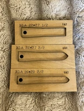 Leather Cutting Watch Band Dies, 3 Patterns, 22x27mm, 22x27mm, 16x20m