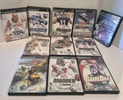 Lot of 11 PS2 Sports Video Games Madden, NBA Live Game And Artwork