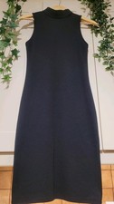 Zara Trafaluc Bodycon Dress Womens Roll Neck Long Black Size M Great Condition