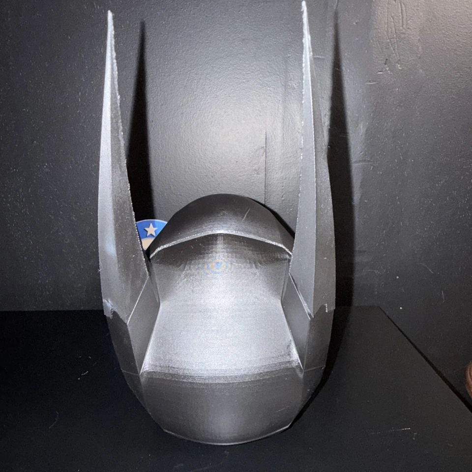 Batman Arkham Knight Dark Knight Cosplay Costume Wearable Helmet (Custom Sizing) - Image 3 of 4