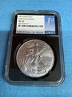 2017 American 999 Silver Eagle NGC MS70 First Day of Issue Label in Black Core