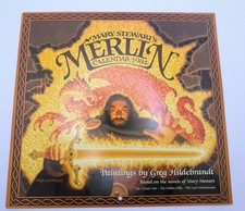 Mary Stewart's Merlin Calendar 1984 Paintings By Greg Hildebrandt Crystal Cave