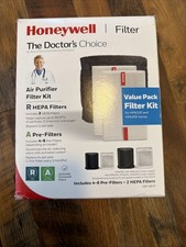Filter R and Filter A Pre-Filter Value Pack HRF-ARVP: Honeywell HRF-ARVP True HEPA Filter Value Combo Pack 2x HEPA and 6x Pre-filters
