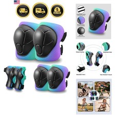 Kids Protective Gear Set Knee Pads for Kids 3-14 Toddler Knee and Elbow Pads...