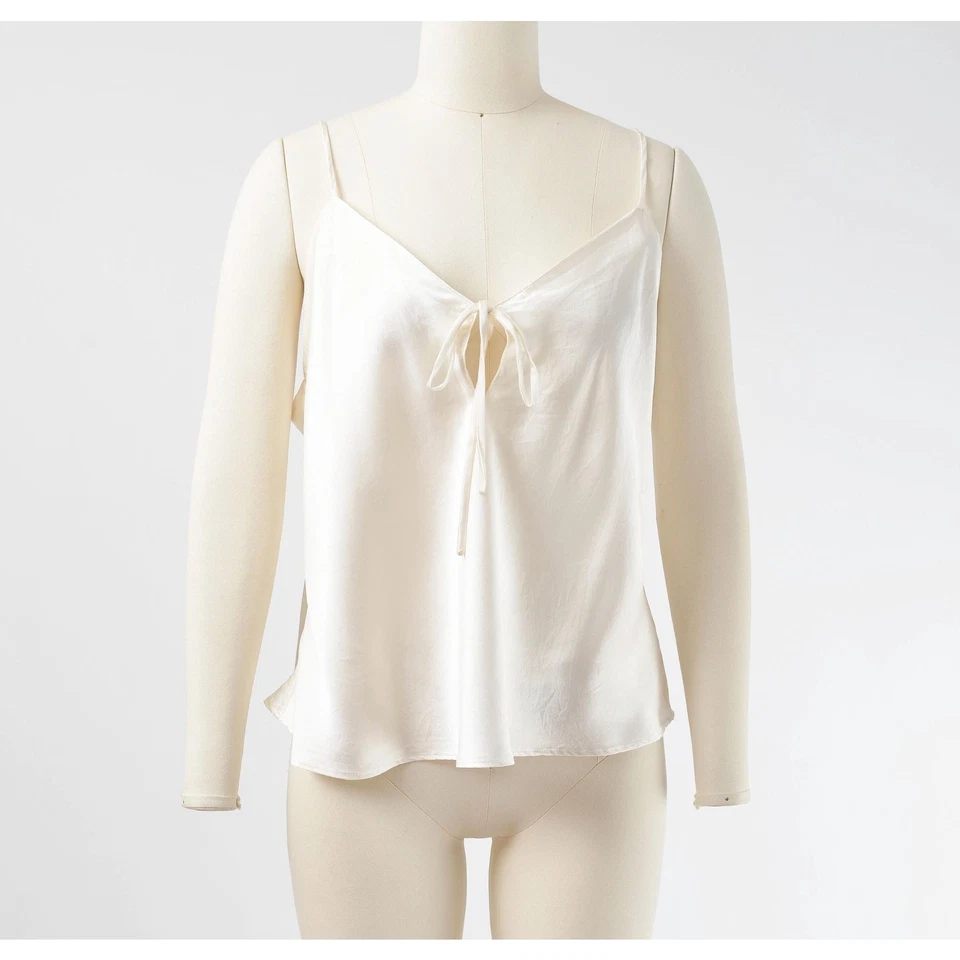 Conjunto de 3 lencería vintage Victoria's Secret camisón de seda M L Foto 3 de 4