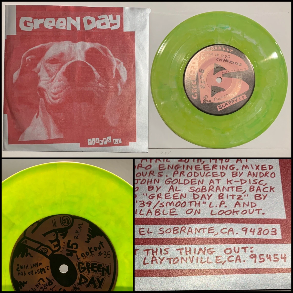 GREEN DAY レコードoriginal color vinyl 盤美品 Las mejores ofertas en Green Day Excelente (EX) discos de vinilo