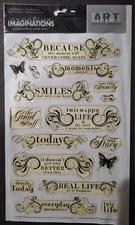 Creative Imaginations with Inspirational Sayings by Danelle Johnson