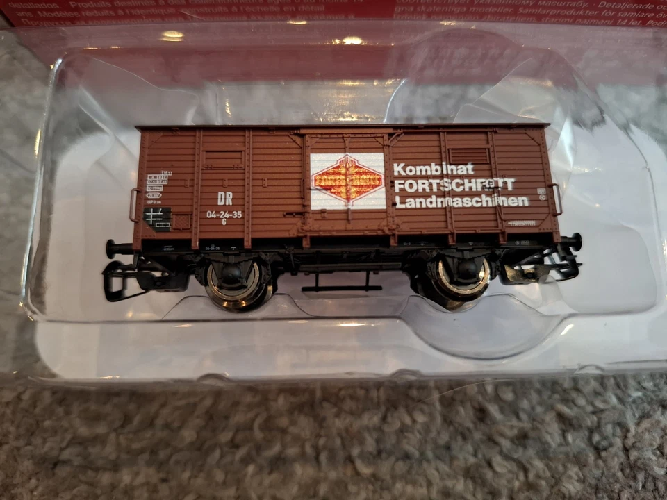 Piko 47033 2er Set Ged Guterwg G02 Forkschritt DR Ep III Wagon Set - TT - NEW - Image 4 of 4