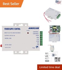 Easy-Install K80 AC 110-240V to DC 12V Power Supply for Home Security Systems