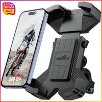 Fahrrad Handyhalterung 360° Drehbar FüR 4,7-7 Zoll Smartphone Schwarz
