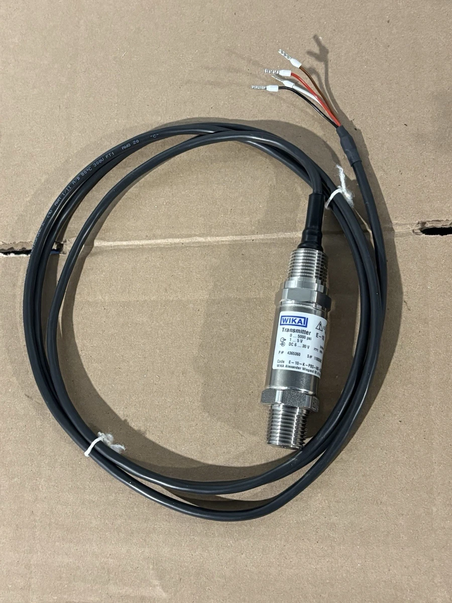 Pressure Transmiter Model E10 WIKA PN-4365360 0-5000Psi photo 3