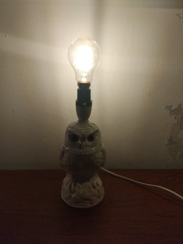 VINTAGE POOLE POTTERY OWL LAMPBASE - Picture 6 of 22
