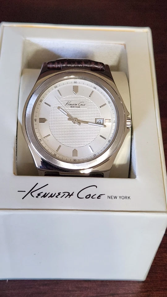 Kenneth Cole New York KC1479 Quartz Analog All Stainless Steel Men' Watch - Image 2 of 4