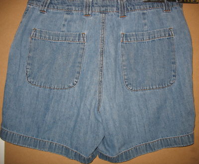 Short Femme Cherokee Taille 10 - Coton Bleu Chaud, Style Hot Pants - Très Bon état